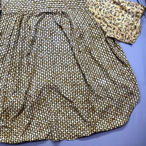 We Be Bop Patchwork Tunic Top Size 5XL Chest Size 66" Boho Women‎ - Picture 11 of 13